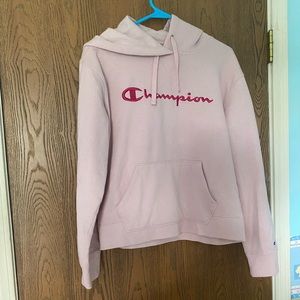 Valentines pink champion hoodie